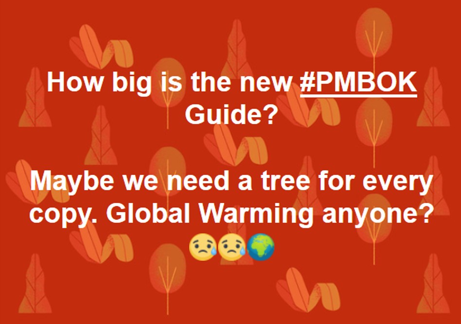 How to reduce the size of the PMBOK Guide? PGR1